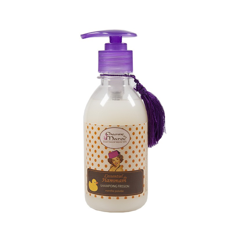Shampoing frisson à la menthe poivrée - L'essentiel du hammam